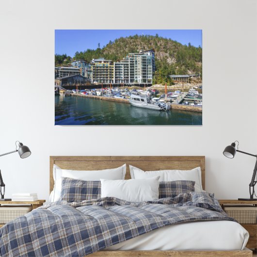 Hoefijzer Bay Vista Canvas Afdruk (Insitu (Slaapkamer))