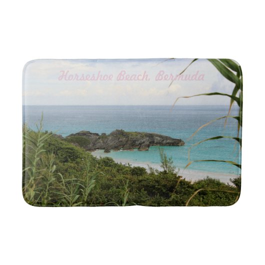 Hoefijzer Beach, Bermuda badmat (Voorkant)