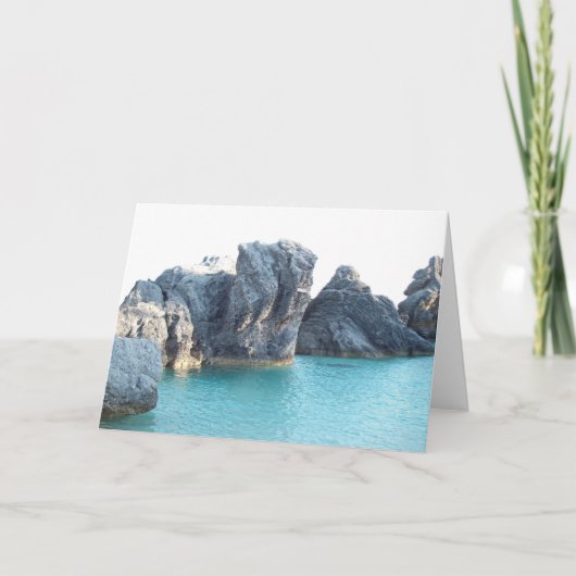 Hoefijzer Beach Bermuda Kaart (Voorkant)