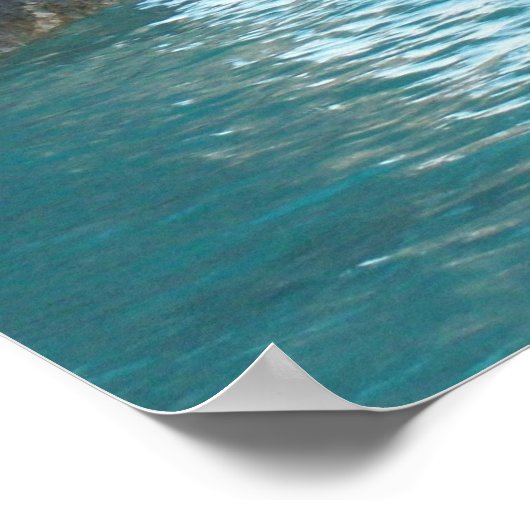 Hoefijzer Beach Bermuda Poster (Hoek)