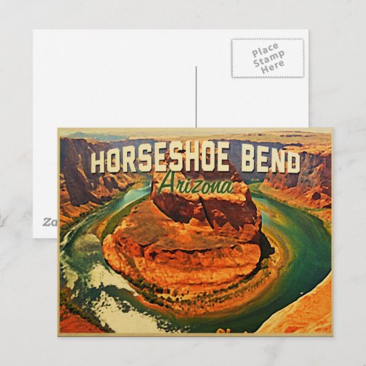 Hoefijzer Bend Arizona Briefkaart (Voorkant / Achterkant)