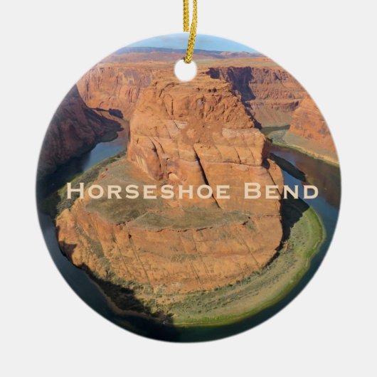 Hoefijzer Bend Arizona Design Ornament (Voorkant)