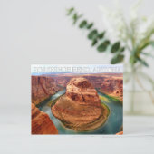 Hoefijzer Bend Arizona Glen Canyon Briefkaart (Staand voorkant)