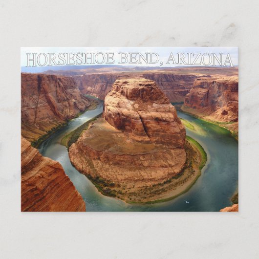 Hoefijzer Bend Arizona Glen Canyon Briefkaart (Voorkant)
