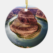 Hoefijzer Bend, Arizona Keramisch Ornament (Voorkant)