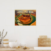 Hoefijzer Bend Arizona Poster (Keuken)