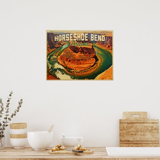 Hoefijzer Bend Arizona Poster (Keuken)