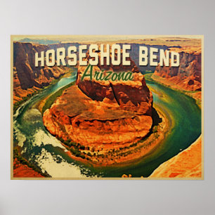 Hoefijzer Bend Arizona Poster