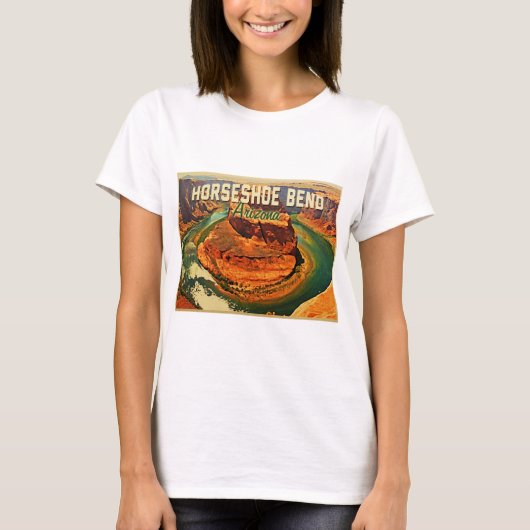 Hoefijzer Bend Arizona T-shirt (Voorkant)