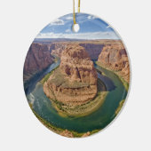 Hoefijzer Bend, Arizona, Verenigde Staten Keramisch Ornament (Links)