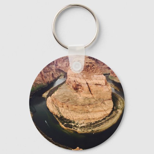 Hoefijzer Bend, Arizona, Verenigde Staten Sleutelhanger (Voorkant)