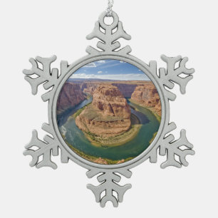 Hoefijzer Bend, Arizona, Verenigde Staten Tin Sneeuwvlok Ornament