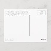 Hoefijzer Bend, Briefkaart Arizona (Achterkant)