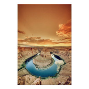 Hoefijzer Bend Caynon Poster