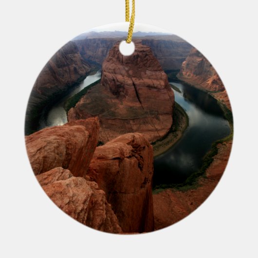 Hoefijzer Bend, Colorado Arizona Keramisch Ornament (Voorkant)