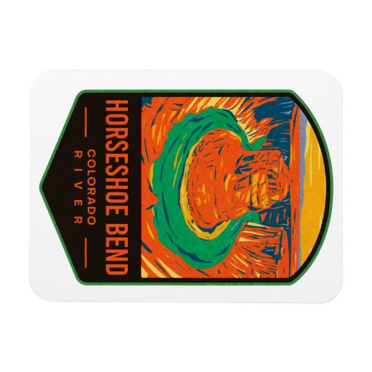 Hoefijzer Bend Colorado Magneet (Horizontaal)