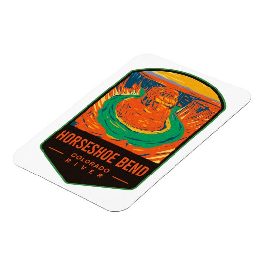 Hoefijzer Bend Colorado Magneet (Linkerzijde)