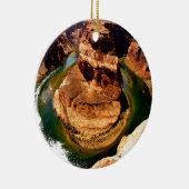 hoefijzer bend Colorado River USA Arizona Keramisch Ornament (Rechts)