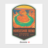 Hoefijzer Bend Colorado Sticker (Vel)