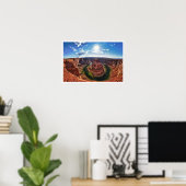 Hoefijzer Bend Grand Canyon Poster (Thuiskantoor)