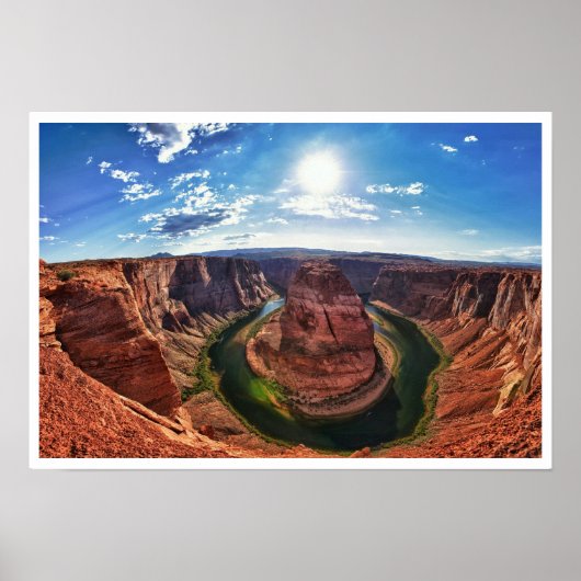 Hoefijzer Bend Grand Canyon Poster (Voorkant)