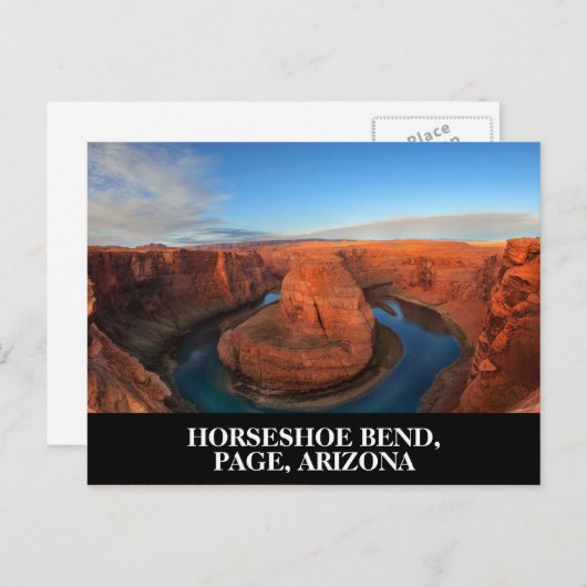 Hoefijzer Bend in Page, Arizona Southwest US Briefkaart (Voorkant / Achterkant)