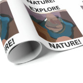 Hoefijzer Bend Ontdek Natuur Hoefijzer Bend Cadeaupapier (Rol Hoek)