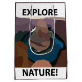 Hoefijzer Bend Ontdek Natuur Hoefijzer Bend Medium Cadeauzakje (Achterkant)