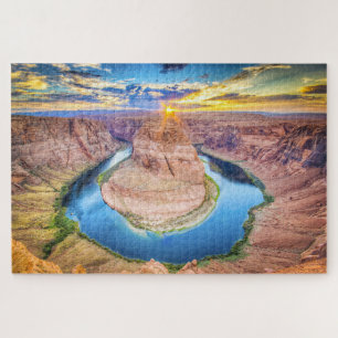 Hoefijzer Bend, Page, Arizona, Verenigde Staten Legpuzzel