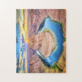 Hoefijzer Bend, Page, Arizona, Verenigde Staten Legpuzzel (Verticaal)