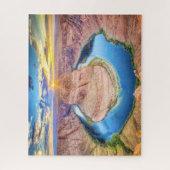 Hoefijzer Bend, Page, Arizona, Verenigde Staten Legpuzzel (Verticaal)