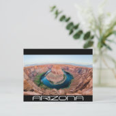 hoefijzer bocht arizona briefkaart (Staand voorkant)