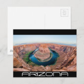 hoefijzer bocht arizona briefkaart (Voorkant / Achterkant)