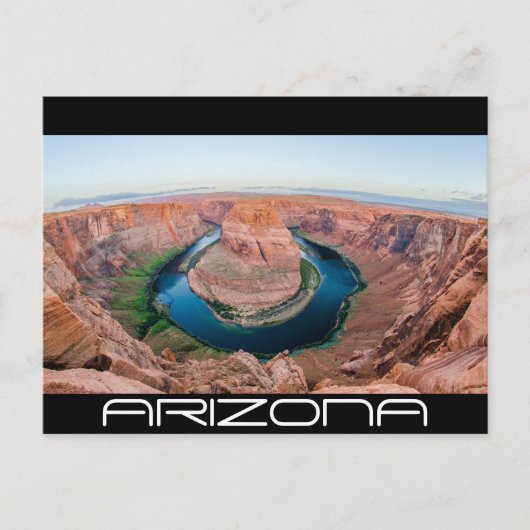 hoefijzer bocht arizona briefkaart (Voorkant)