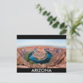 hoefijzer bocht arizona briefkaart (Staand voorkant)