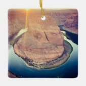 hoefijzer bocht, AZ Keramisch Ornament (Voorkant)