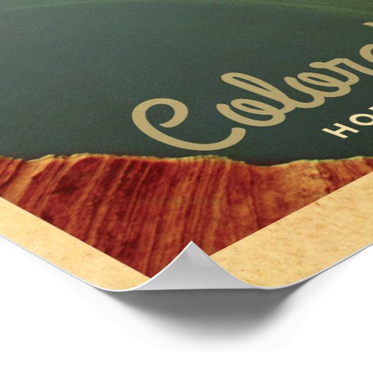  Hoefijzer boegreisposter Poster (Hoek)