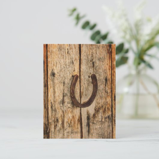 Hoefijzer Briefkaart (Staand voorkant)