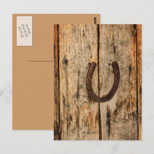 Hoefijzer Briefkaart (Voorkant / Achterkant)