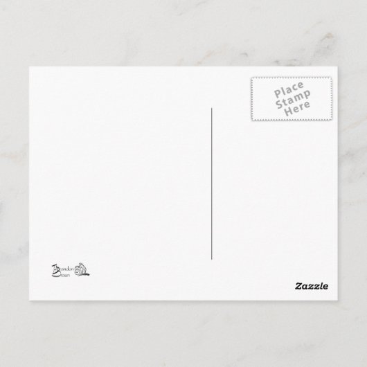 Hoefijzer Briefkaart (Achterkant)