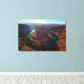 Hoefijzer buigen canvas afdruk (Insitu (Houten vloer))