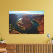 Hoefijzer buigen canvas afdruk (Insitu (Woonkamer))