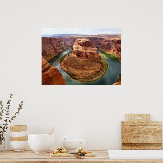 Hoefijzer buigen poster (Keuken)