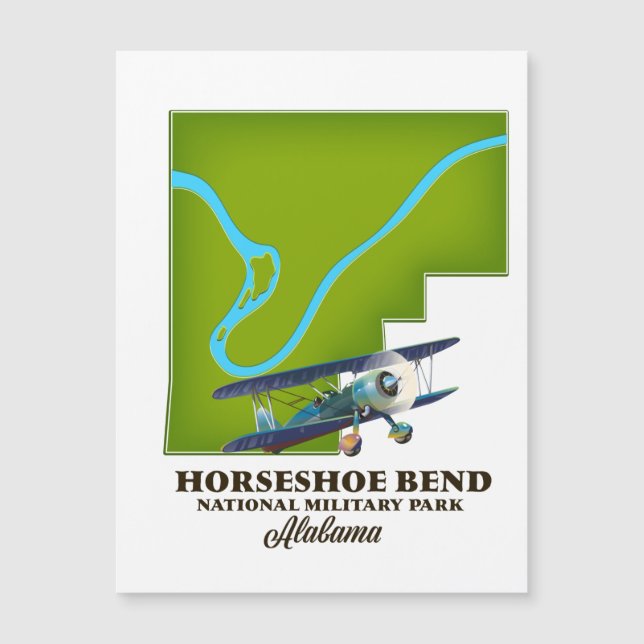 hoefijzer buigt nationaal militair park (Voorkant)