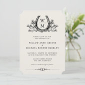Hoefijzer Cactus Western Country Boho Wedding Kaart (Staand voorkant)