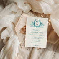 Hoefijzer Cactus Western Land Boho Wedding Inv