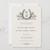 Hoefijzer Cactus Westerne foto Sla de datum op Kaart (Voorkant)