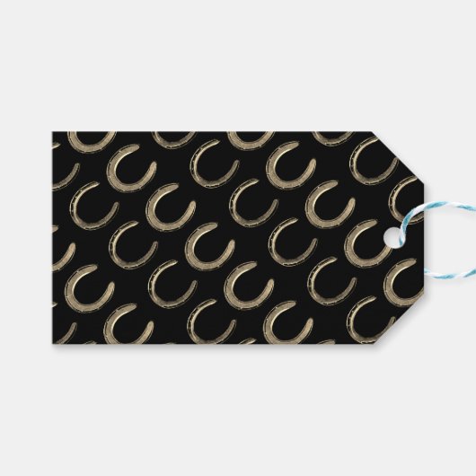 Hoefijzer Cadeaulabel (Voorkant (Horizontaal))