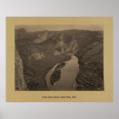 Hoefijzer Canyon, Green River, 1872 Poster (Voorkant)