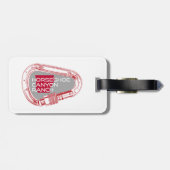 Hoefijzer Canyon Ranch Arkansas Bagagelabel (Achterkant horizontaal)